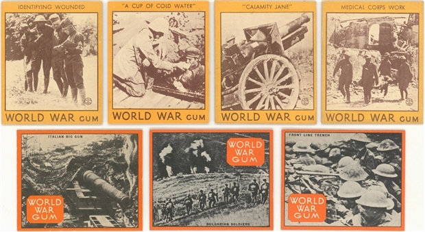1933 R174 Goudey "World War Gum" Complete Set (96) 